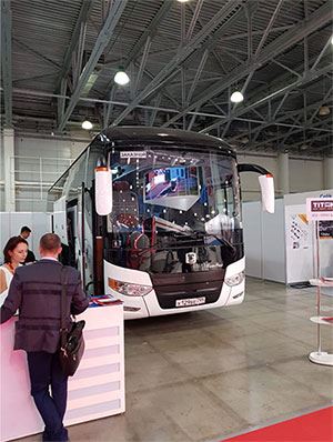 Презентация автобуса на международном автобусном салоне
